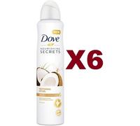 6 PZ DOVE DEODORANTE RITUAL COCCO E GELSOMINO 150ML SPRAY 48H