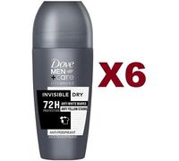 6 PZ DOVE MEN + CARE DEODORANTE ROLL ON INVISIBLE DRY 50ML