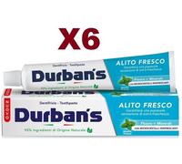 6 Pezzi Pasta del Capitano Dentifricio Zenzero con Antibatterico 100ml