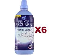 6 PZ FELCE AZZURRA AMMORBIDENTE CONCENTRATO FIORI DI LUNA 45LAV 900ML