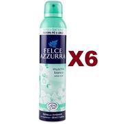 6 PZ FELCE AZZURRA ARIA DI CASA DEODORANTE AMBIENTE SPRAY MUSCHIO BIANCO 250ML