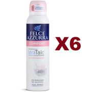 6 PZ FELCE AZZURRA DEODORANTE COMFORT FORMULA IDRATALC 48H 150ML SPRAY