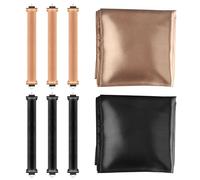 6 Pz Ferro Arricciacapelli Senza Calore, Set di Bigodini per Capellio, Fascia Bigodino Capellio, Fascia Boccoli Capelli Senza Calore, Fasce Arricciacapelli per Tutti i Tipi di Capelli + 2 Sciarpe