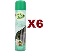 6 PZ FRESH AROMA DEODORANTE AMBIENTE MUSCHIO BIANCO SPRAY 300ML