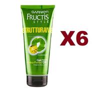 6 PZ GARNIER FRUCTIS STYLE STRUTTURANTE GEL EXTRA FORTE 200ML