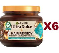6 PZ GARNIER ULTRA DOLCE MASCHERA CREMOSA NUTRIENTE RITUALE D'ARGAN 340ML