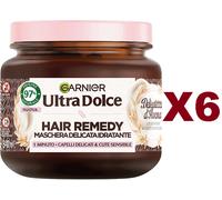 6 PZ GARNIER ULTRA DOLCE MASCHERA DELICATA IDRATANTE DELICATEZZA D'AVENA 340ML