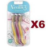 6 PZ GILLETTE VENUS DRAGONFRUIT DA 3 RASOI USA E GETTA CON 3 LAME DA DONNA