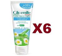 6 PZ GLICEMILLE SCRUB MANI E UNGHIE IDRATANTE LEGGERA CON BIO CAMOMILLA 100ML