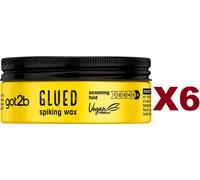 6 PZ GOT2B GLUED SPIKING WAX CERA TENUTA FORTE 75ML VEGAN