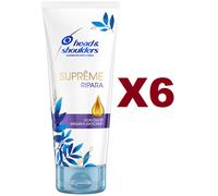 6 PZ HEAD & SHOULDERS BALSAMO SUPREME RIPARA CON ARGAN E AVOCADO 220ML