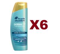 6 PZ HEAD & SHOULDERS DERMAXPRO SHAMPOO ANTIFORFORA AZIONE IDRATANTE 225ML