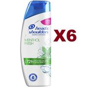 6 PZ HEAD & SHOULDERS MENTOL FRESH SHAMPOO ANTIFORFORA 250ML FORFORA & PRURITO