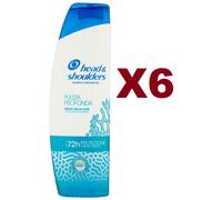 6 PZ HEAD & SHOULDERS PULIZIA PROFONDA DETOX SHAMPOO ANTIFORFORA 225ML