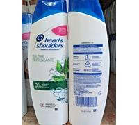 6 pz Head & Shoulders TEA TREE RINFRESCANTE Shampoo Antiforfora 0% Parabeni