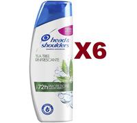 6 PZ HEAD & SHOULDERS TEA TREE RINFRESCANTE SHAMPOO ANTIFORFORA 250ML