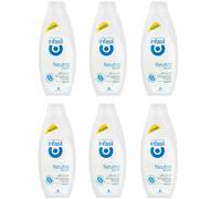 6 pz INFASIL NEUTRO DELICATO Bagno Doccia pH 5,5 corpo 500ml NUOVO
