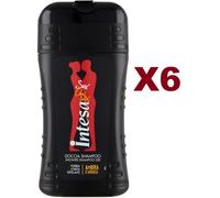 6 PZ INTESA SEX UNISEX DOCCIA SHAMPOO AMBRA D'ARABIA 250ML