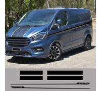 6 pz/lotto Cofano auto laterale Posteriore Adesivi per porte, per ford Transit Tourneo Custom Camper Van Sport Decalcomanie in vinile Tuning Accessori Auto