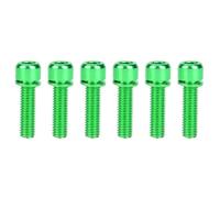 6 Pz M5x25mm Hex Socket Head Viti A Sfera Titanio Lega Bicicletta Bottiglia Supporto Vite Accessori