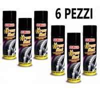 6 PZ MAFRA EXTREME BLACK NERO GOMME LUCIDANTE EFFETTO BAGNATO SUPER BRILLANTE
