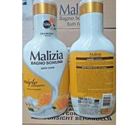 6 pz Malizia Bagnoschiuma Latte di Cocco 1Lt Bagno Schiuma Bath Foam