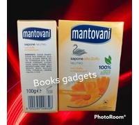 6 pz Mantovani Sapone Neutro allo Zolfo e Vitamina H Saponetta per Pelli Grasse