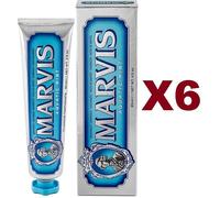 6 PZ MARVIS AQUATIC MINT DENTIFRICIO 85ML MENTA