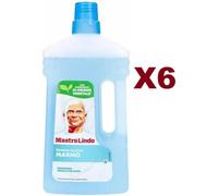6 PZ MASTRO LINDO SUPERFICI DELICATE MARMO FRAGRANZA FRESCA E DELICATA 930ML