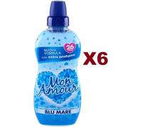6 PZ MON AMOUR AMMORBIDENTE CONCENTRATO BLU MARE 26 LAV 650ML