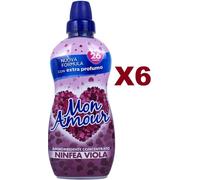 6 PZ MON AMOUR AMMORBIDENTE CONCENTRATO NINFEA VIOLA 26 LAV 650ML