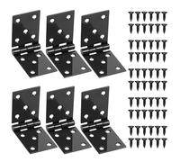 6 Pz Nastro per Casse, Cerniere Cassapanca, Cerniere Resistenti, Pieghevoli, a Scomparsa, Connettore per Mobili, Scatole, Porte in Legno, Armadi (100 x 35 mm)