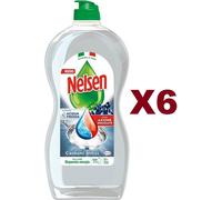 6 PZ NELSEN PIATTI CARBONI ATTIVI EXTRA SGRASSANTE ATTIVO IN ACQUA FREDDA 850ML