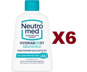 6 PZ NEUTROMED DETERGENTE INTIMO HYDRABOOST IALURONICO 200ML ODOR PROTECTION