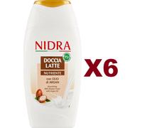 6 PZ NIDRA DOCCIA DELICATO CON LATTE DI MANDORLE 250ML