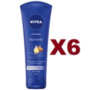 6 PZ NIVEA CREMA MANI NUTRIENTE 100ML PELLE SECCA OLIO DI MANDORLA BURRO KARITè