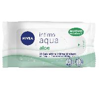 6 PZ NIVEA SALVIETTINE INTIME IDRATANTI AQUA ALOE DA 15 CON ACQUA DI ALOE