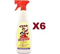 6 PZ OLE' RESSENZA GIALLA PROFUMA DEODORA IGIENIZZA DETERGE SPOLVERA SPRAY 750ML