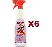 6 PZ OLE' RESSENZA LILLA PROFUMA DEODORA IGIENIZZA DETERGE SPOLVERA SPRAY 750ML