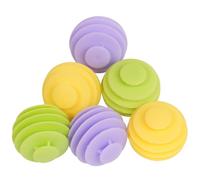 6 Pz Palline per Asciugatrice Antipiega, Palline per Lavatrice e Asciugatrice, Palle Lavatrice in Silicone Gomma Riutilizzabile, Palla Lavatrices, Sfera Palla Asciugabiancheria, Sfere Asciugatrici