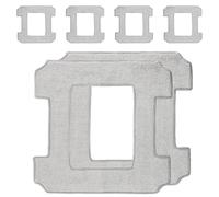6 Pz Panno Mop Pad di Ricambio per Ecovacs Winbot W1 / W1 Pro W2 / W2 Omni Robot Lavavetri, Panno di Pulizia in Microfibra per Ecovacs Winbot Finestra Aspirapolvere Ricambio di Mop Lavabile