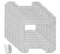 6 Pz Panno Mop Pad per Ecovacs Winbot W1 / W1 Pro W2 / W2 Omni Robot Lavavetri, Lavabile Panno di Pulizia in Ricambio per Ecovacs Winbot Finestra Aspirapolvere Ricambio di Mop Panno in Microfibra