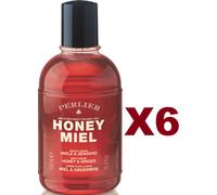 6 PZ PERLIER BAGNO CREMA MIELE E ZENZERO HONEY E GINGER BATH CREAM 500ML
