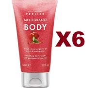 6 PZ PERLIER MELOGRANO BODY SCRUB CORPO LEVIGANTE AI GRANI DI MELOGRANO 150ML