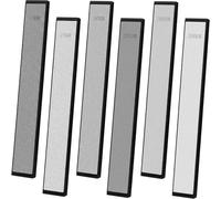 6 Pz Pietra per Affilare Diamantata, 150/240/600/1000/2000/3000# | Affilatrice per Coltelli da Barra in Pietra, Coltello Diamantato, Affilatura Pietre, Set Affilatura ad Angolo Fisso