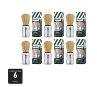6 PZ PRORASO PENNELLO DA BARBA PROFESSIONALE