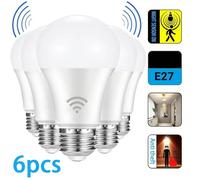 6 pz Radar Sensore di Movimento Lampadina 220 V 110 V E27 Lampada A LED Lampadina A Infrarossi Intelligente 6 W 9 W 12 W 15 W 18 W 20 W Funziona nell'oscurità notturna