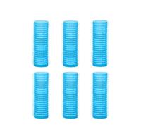 6 pz Rulli for capelli Auto Grip Tenendo autoadesiva Frangia d'aria Rullo arricciacapelli Fermagli for capelli Pettine Strumenti for arricciare i capelli fai da te Bigodini(Blue,3.0cm)