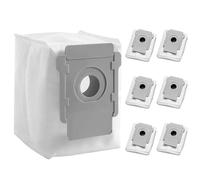 (6 pz) sacchetti di polvere sottovuoto compatibile con iRobot Roomba I3 I6 i7+ I8 J7+ robot aspirapolvere, sacchetto pulito per lo smaltimento dello sporco