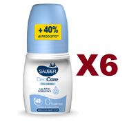 6 PZ SAUBER DEOCARE DEODORANTE ROLL ON EFFETTO EMOLLIENTE 48H 50ML